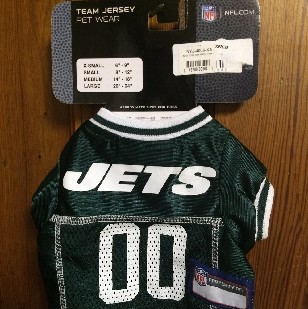 DOG JETS JERSEY - NFL Football - XS - Puppy sports
